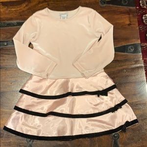 A sweet Pink Dress with ruffles girl size 4